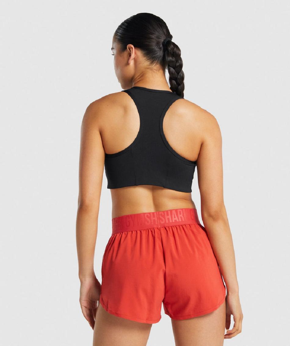 Gymshark Essential Racer Back Ženske Sportski Grudnjak Crne | HR 3382HAP